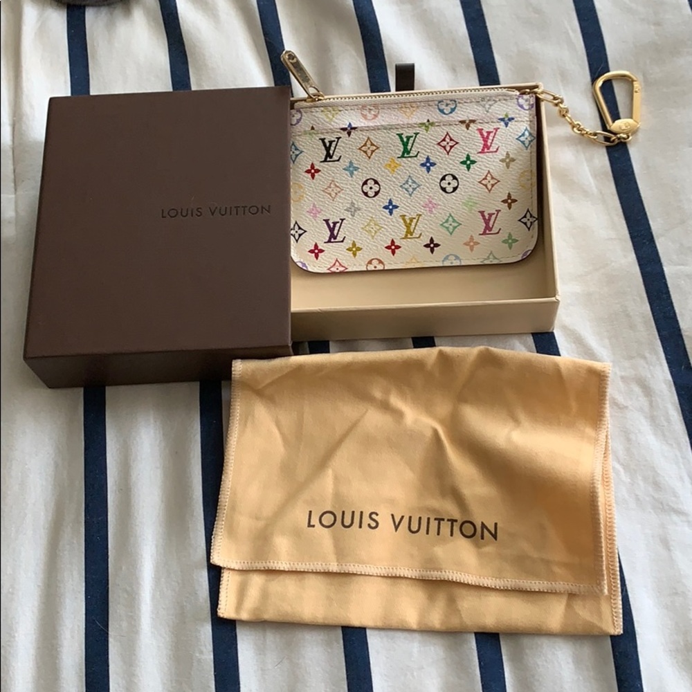 Multicolored Louis Vuitton key chain/wallet